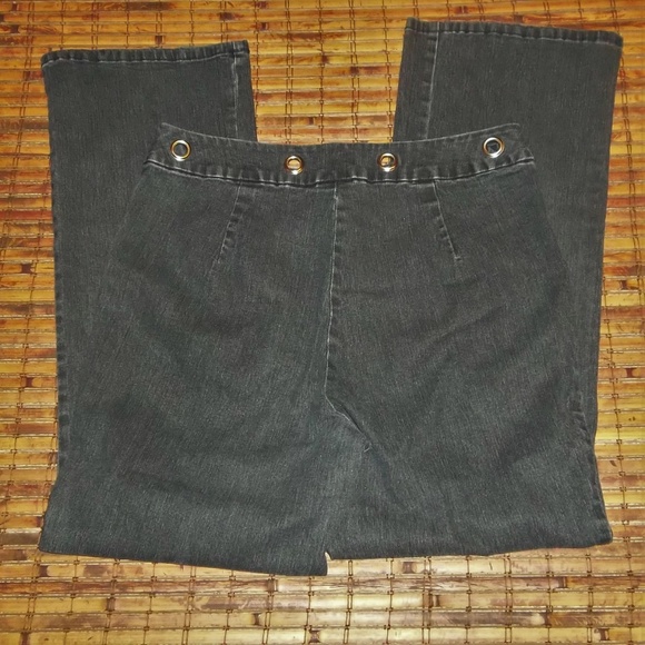 Ladies stretch soft black jeans smooth fit EUC - Picture 3 of 3